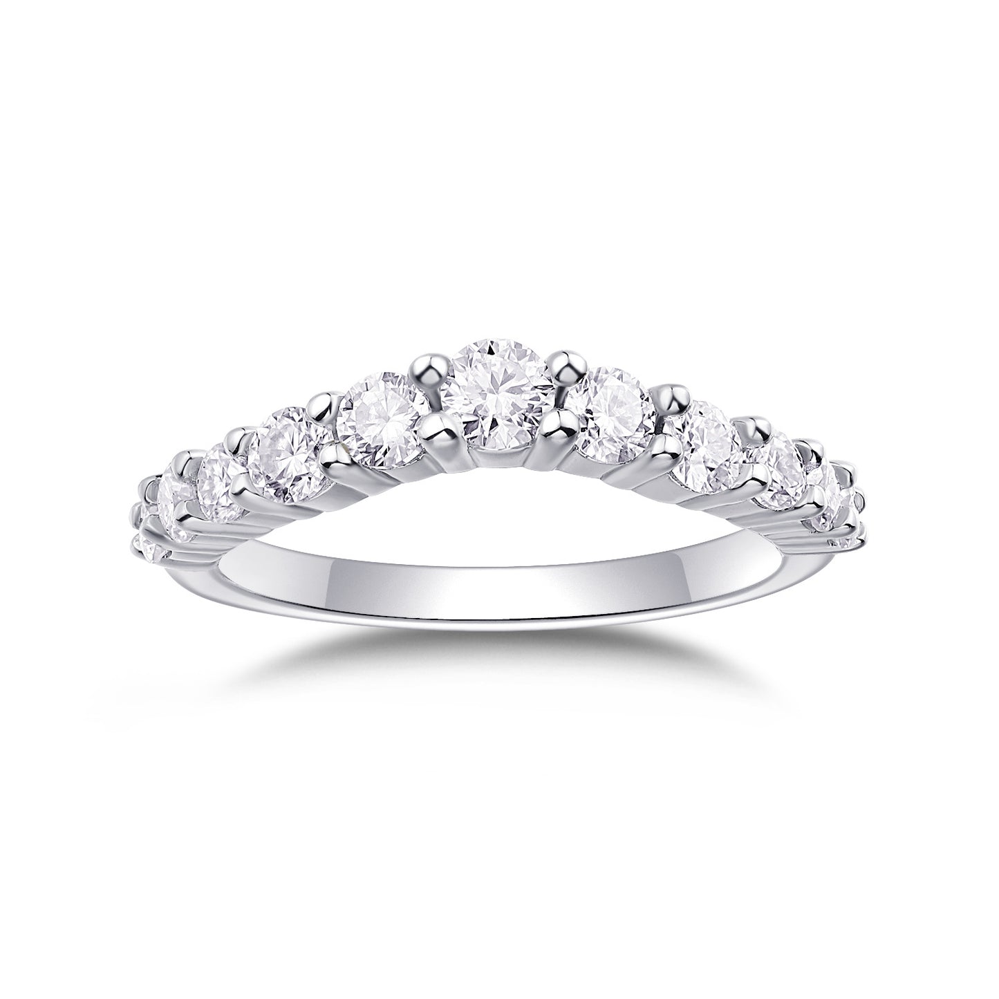 Crown Diamond Ring Wedding Ring Luxury Fashion Set Moissanite Silver Ring