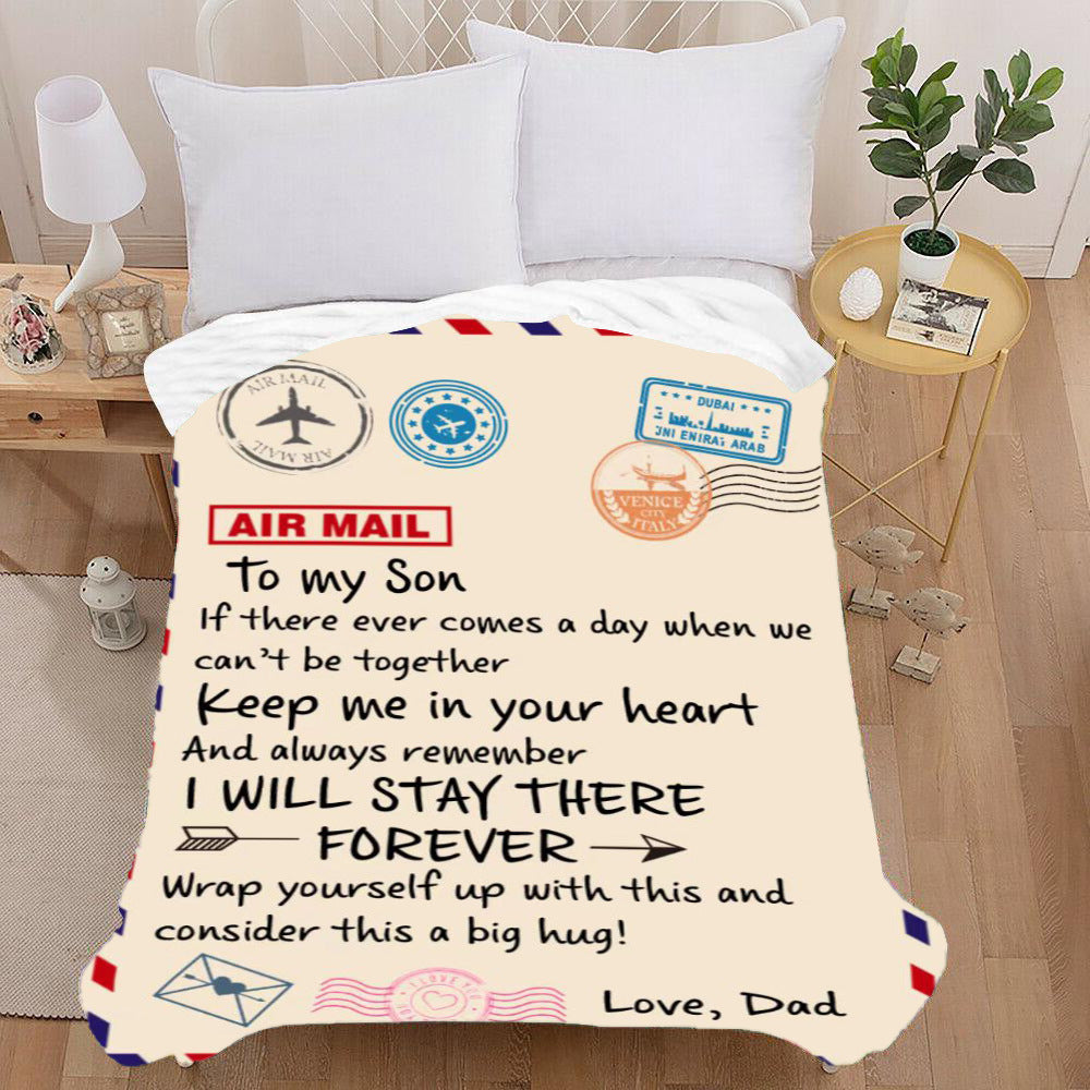 Home Fashion Personalized Print Flannel Blanket