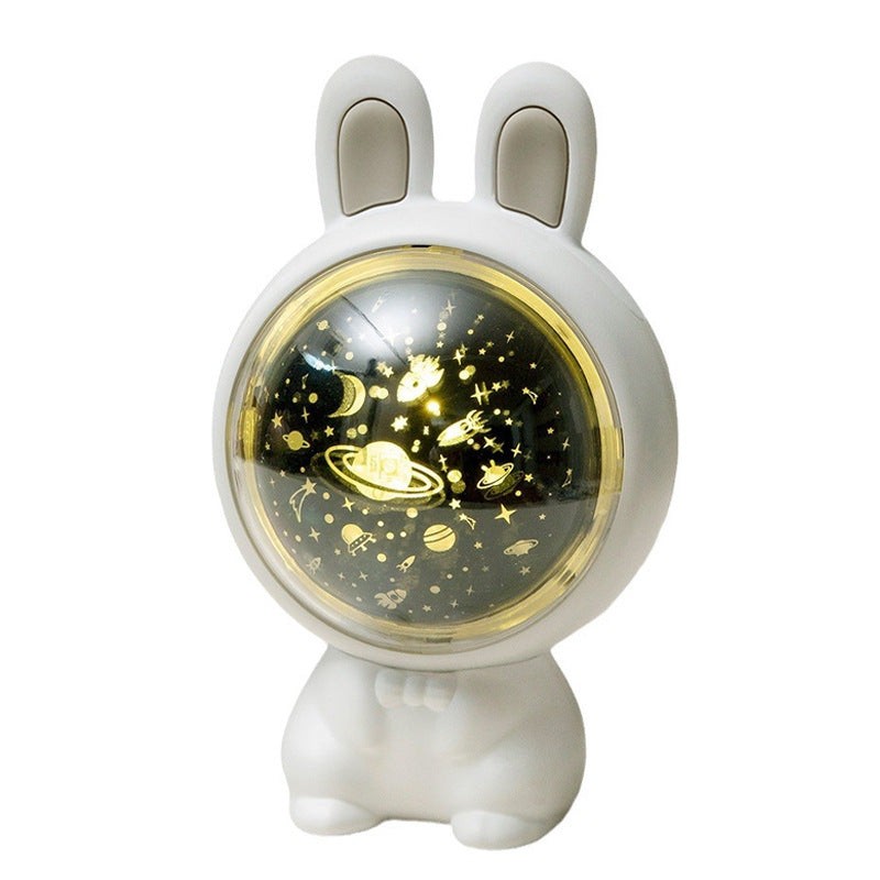 Creative Rabbit Star Light Bight Projector Lamp Children Home Decor