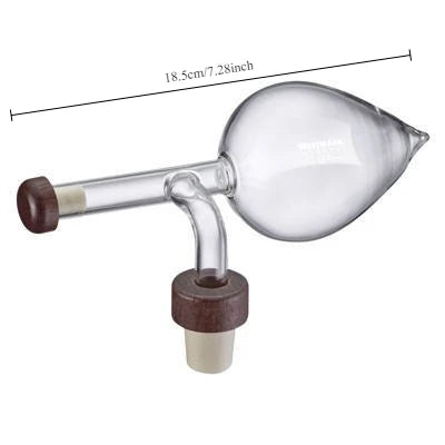 Round/Peach Shaped Red Wine Aerator Transparent Red Wine Bottle Portable Pourer and Quick Decanter Spout Glass Sobering Device