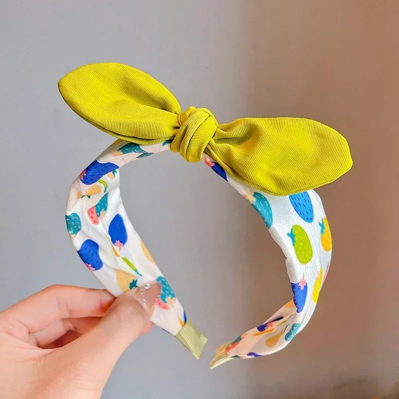 New Children Lovely Strawberry Ornament Headband Headwears Baby Girls Cute Colors Hair Hoop Headbands Kids Hair Accessories