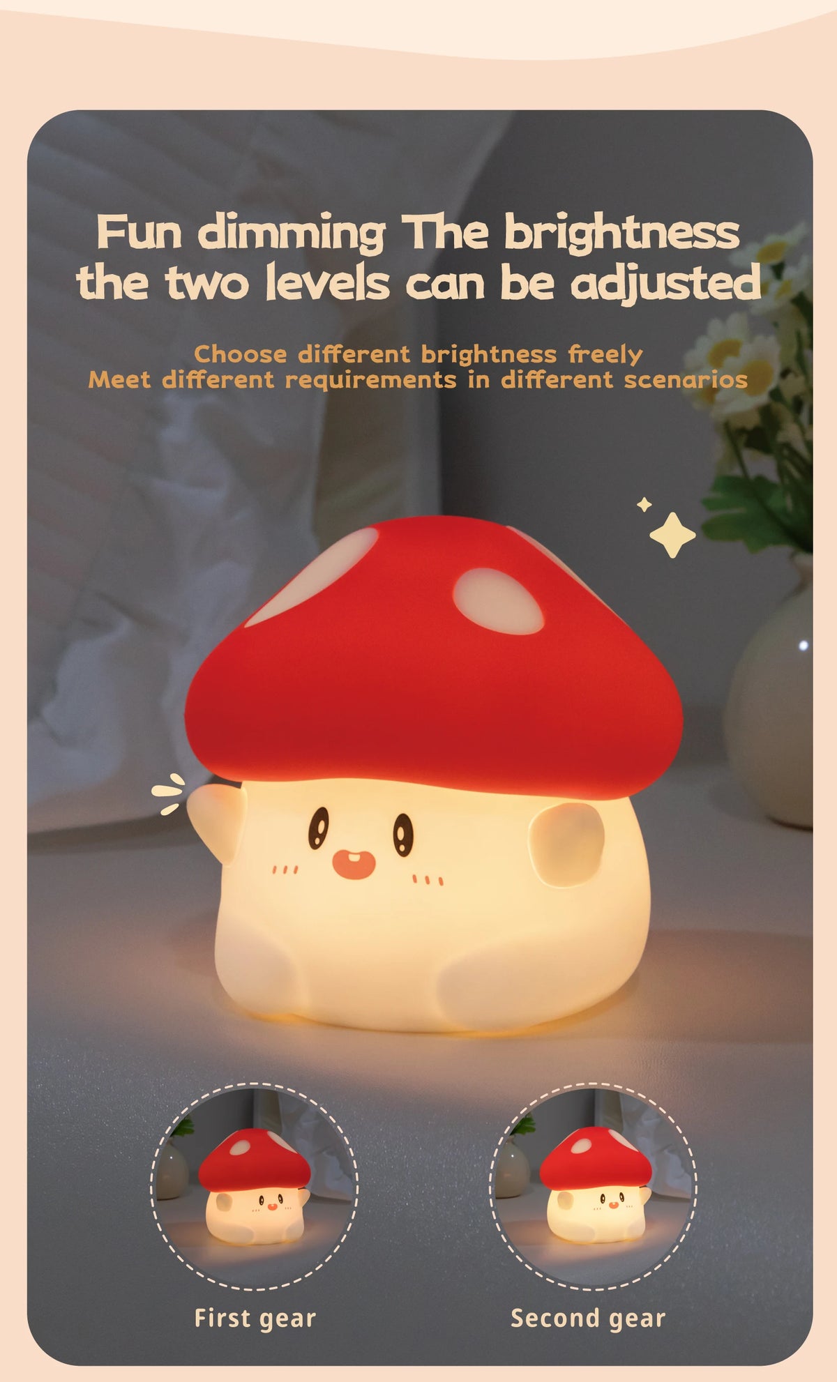 Halloween Led Night Light Silicone Table Lamp Mushroom Pumpkin Ghost Cute Cartoon Kid Birthday Gifts Nursery Bedroom Nightlight