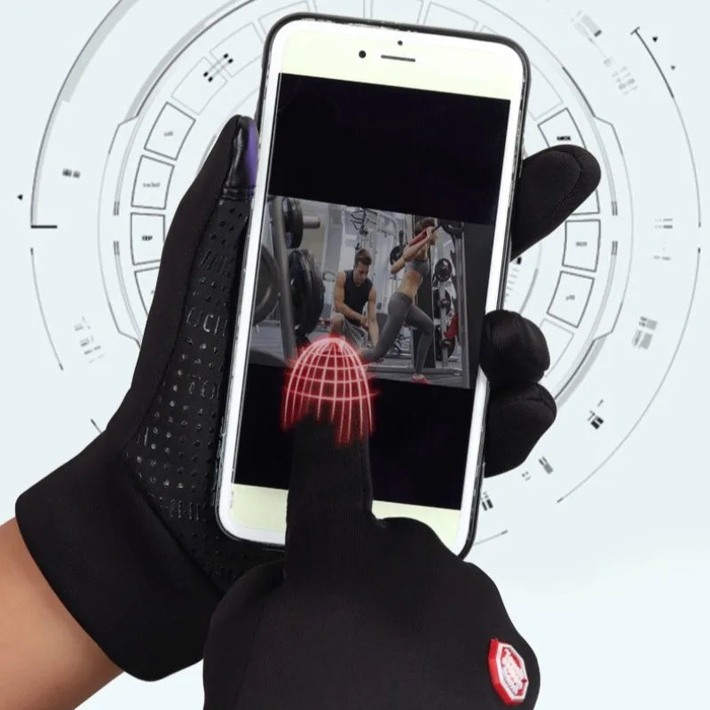 Polyester USB Heated Gloves Waterproof Reusable Rechargeable Gloves Non-Slip Adjustable Touchscreen Gloves& Mittens for Winter