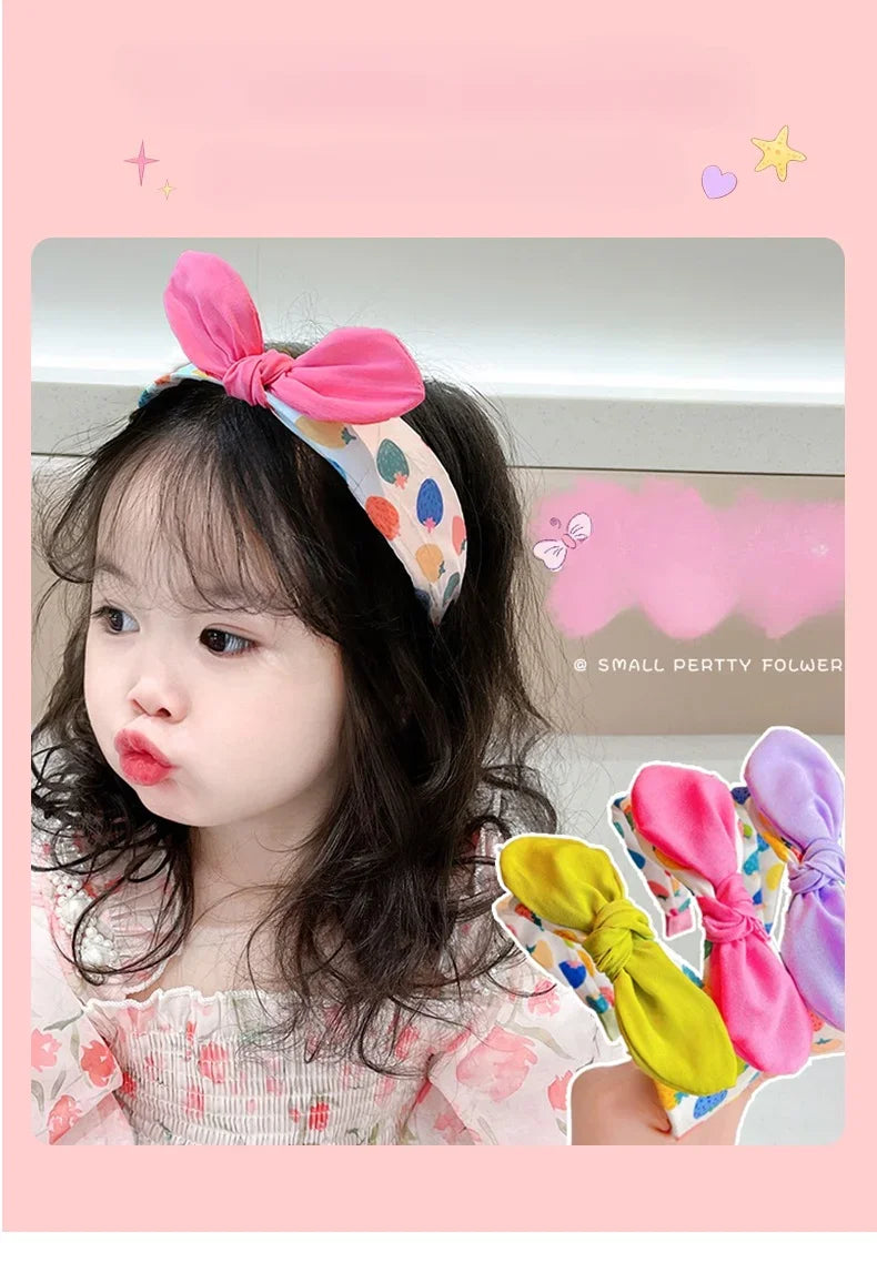 New Children Lovely Strawberry Ornament Headband Headwears Baby Girls Cute Colors Hair Hoop Headbands Kids Hair Accessories