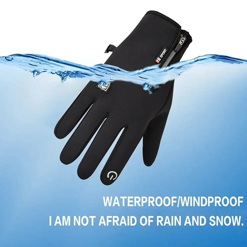 Creative Winter USB Heated Gloves Adjustable Waterproof Rechargeable Gloves Non-Slip Warm Hand Warming Gloves