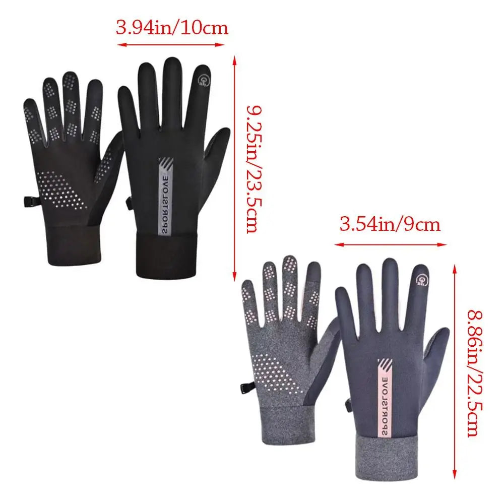 Creative Winter USB Heated Gloves Waterproof Non-Slip Rechargeable Gloves Adjustable Warm Touchscreen Gloves