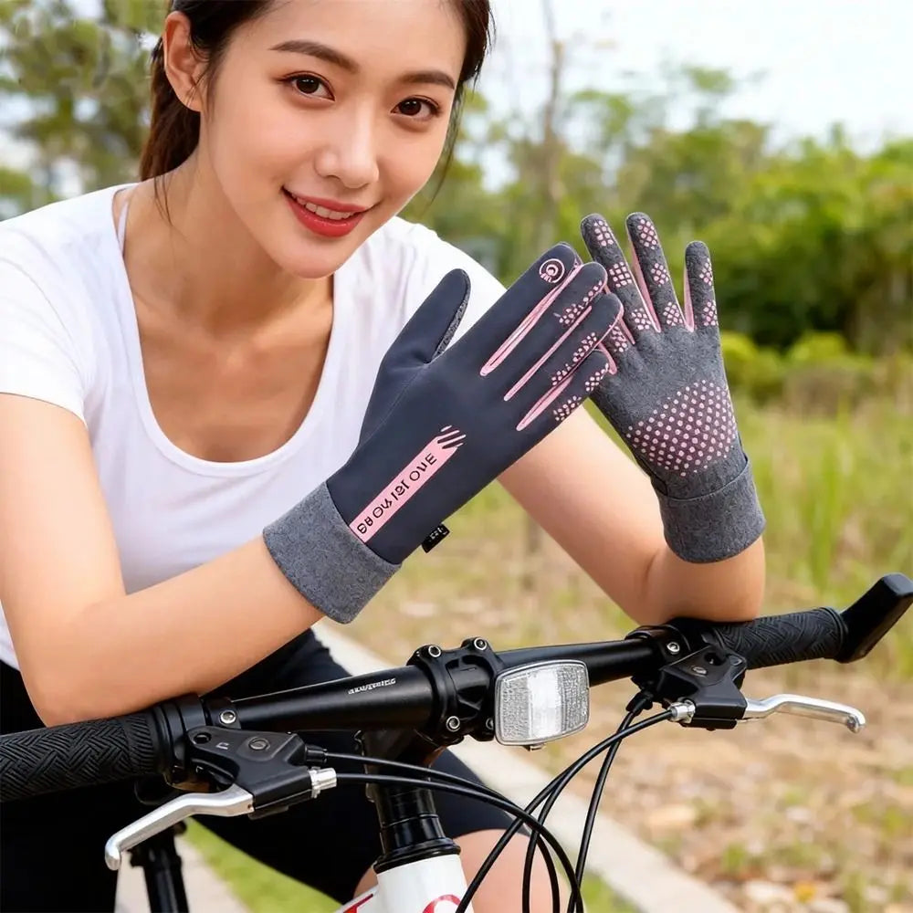 Creative Winter USB Heated Gloves Waterproof Non-Slip Rechargeable Gloves Adjustable Warm Touchscreen Gloves